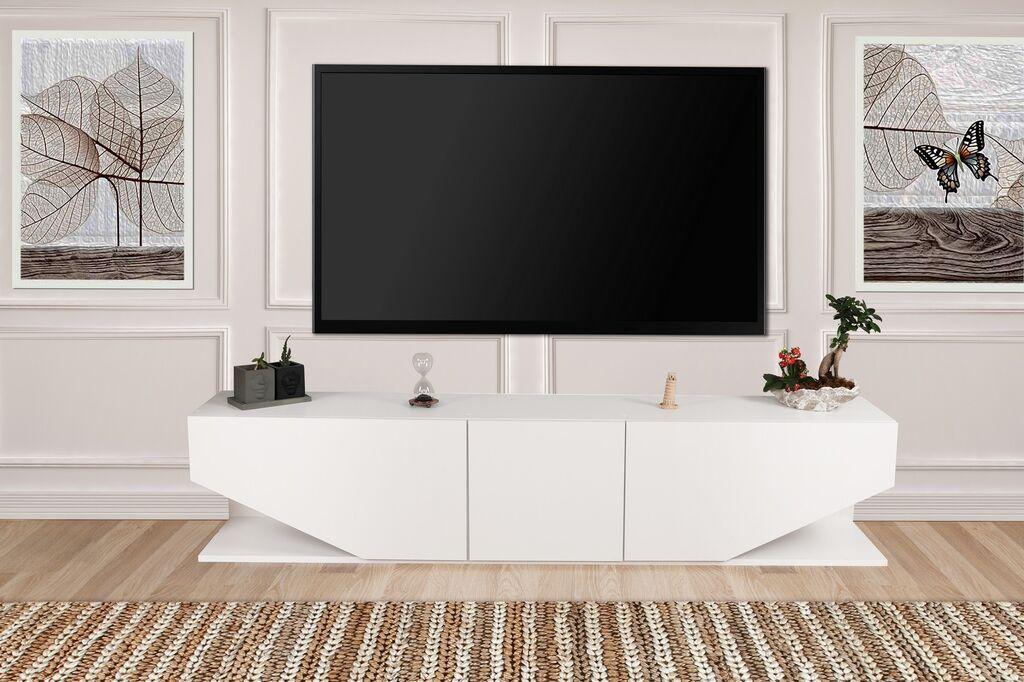 Полица за телевизор Hanah Home Inci, бела