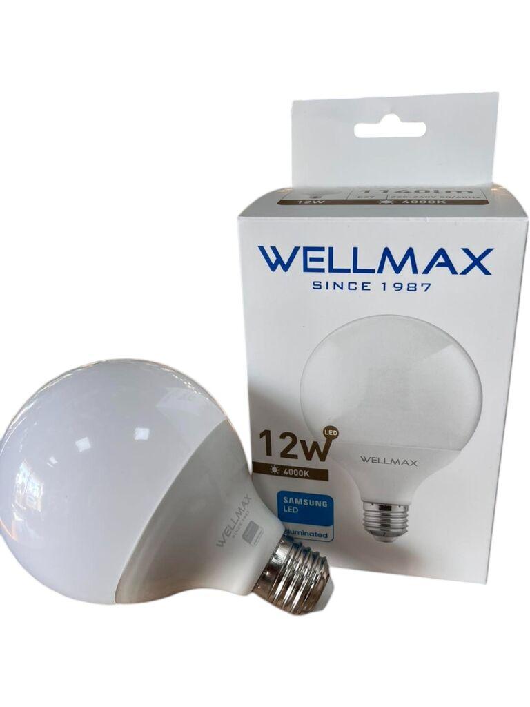 Wellmax -LED Сијалица G95, E27, 12W, 4000k