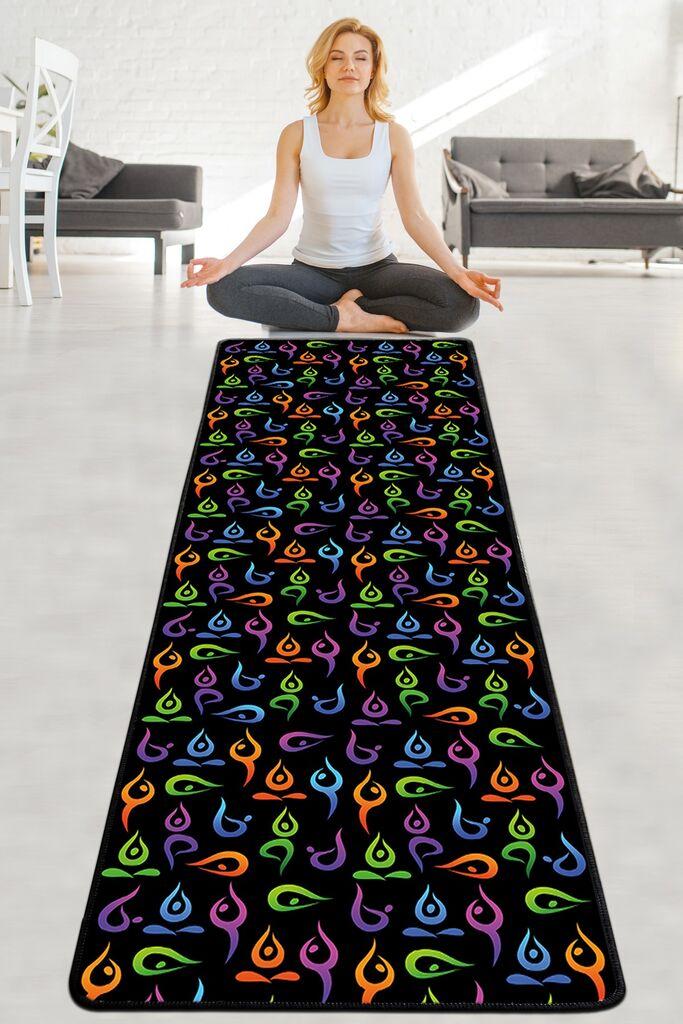Јога подлога „Витал енд Вивид Марика", 60x200 см, шарена