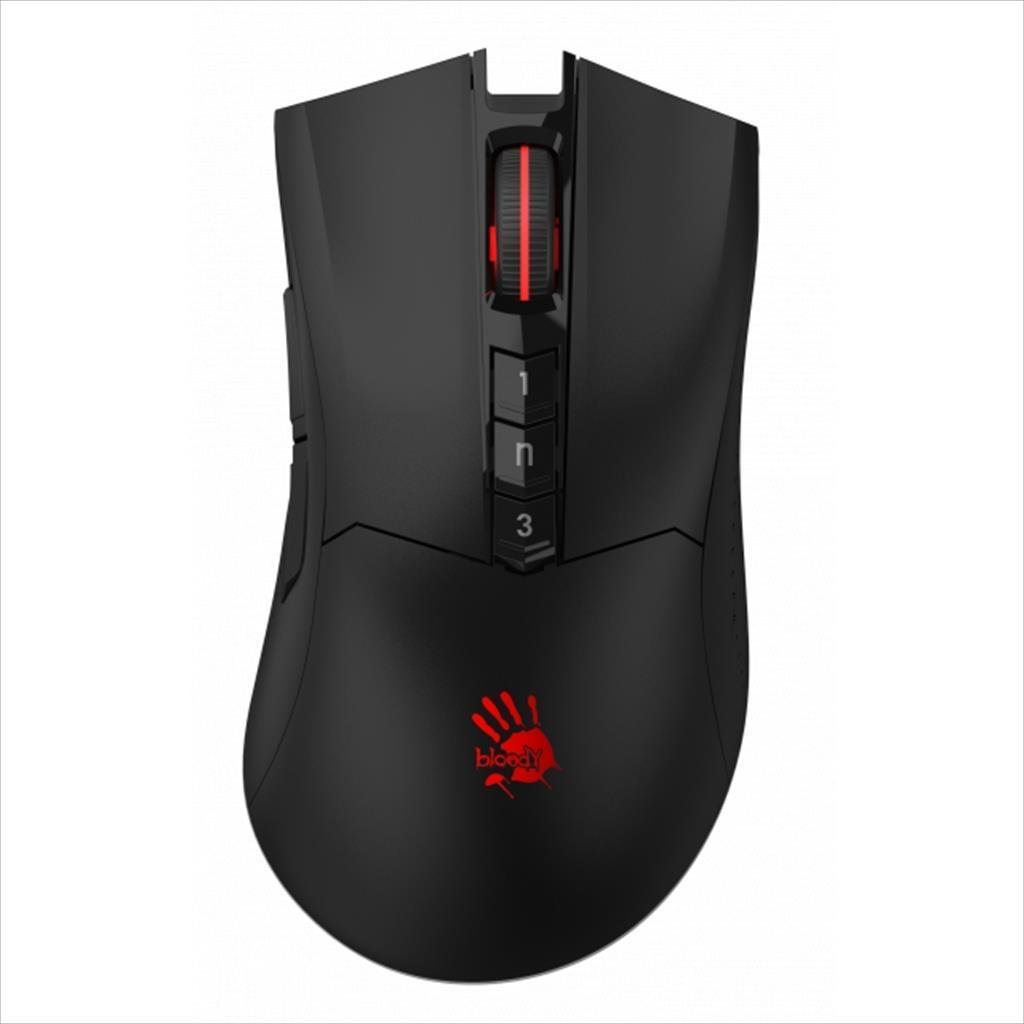 A4TECH Глувче Безжично Bloody Gaming R90 Plus Stone Black, 2.4GHz, iFi Докинг