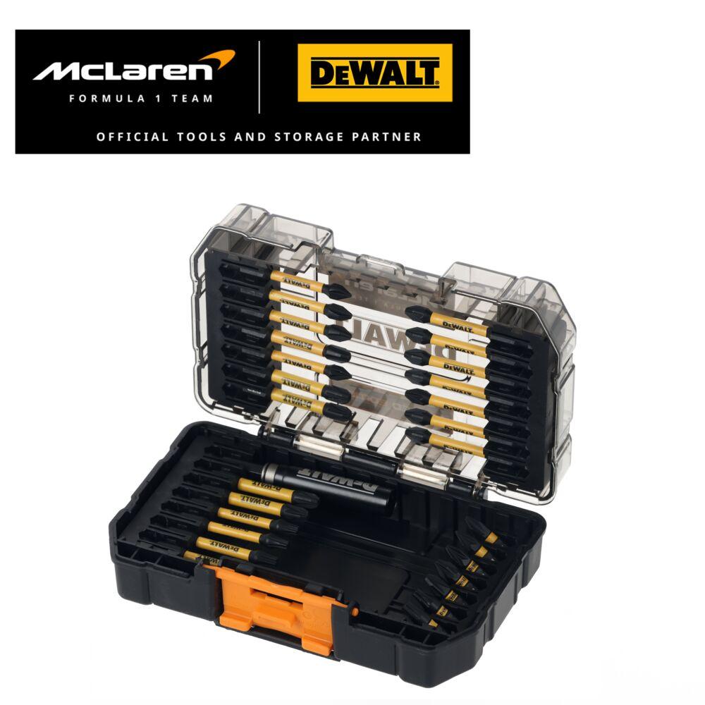 DeWalt Сет битови 28 парчиња FLEXTORQ McLaren F1 Impact