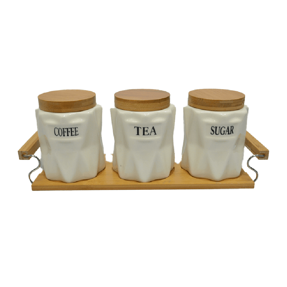 Сет 3 Канистри Со Постоље Јц6663