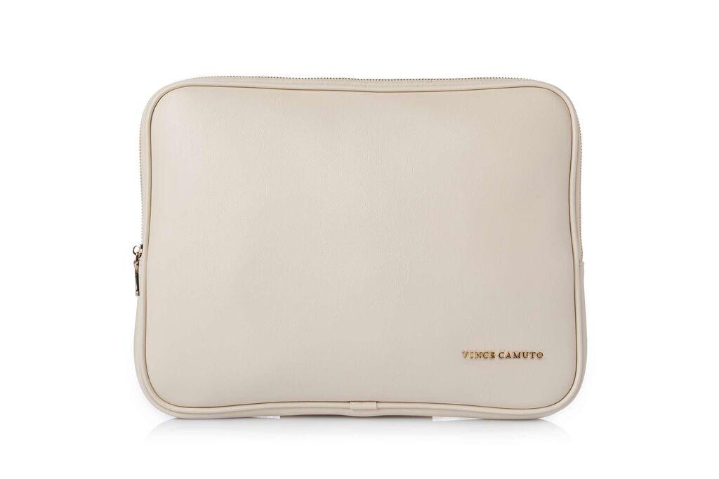 Торба за лаптоп Vince Camuto, 14", 100% полиуретанска кожа, 35 x 4 x 27 см, бела
