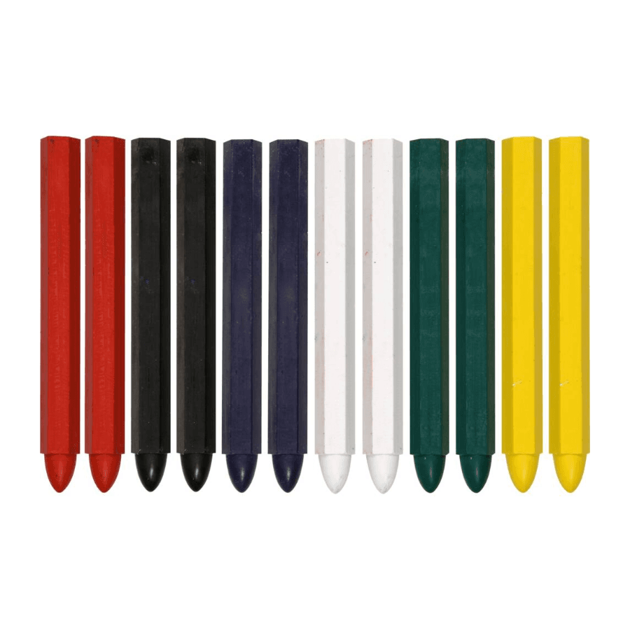 YATO Креда за обележување, 12 парчиња, повеќебојна