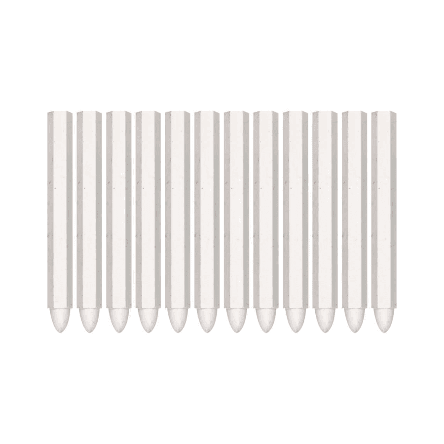 YATO Креда за обележување, 12 парчиња, бела