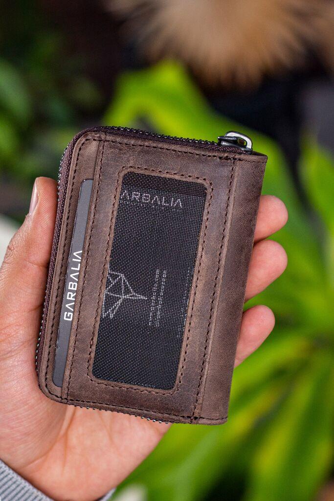 Паричник за картички Bagmore Clovis, кафеав,