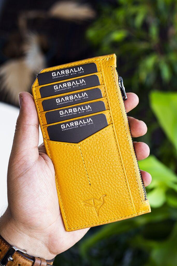 Паричник за картички Bagmore во руменило, портокалова боја