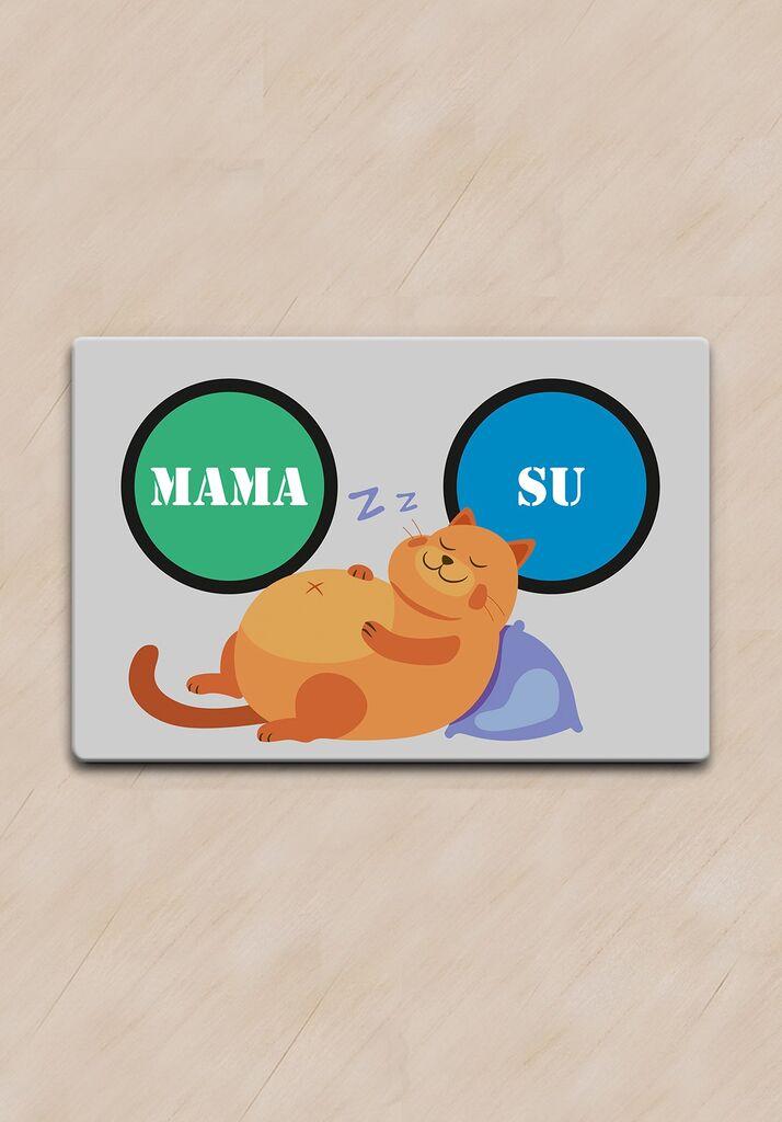 Подлога за тенџере „Шепи и мустаќи“ со дебелина, шарена