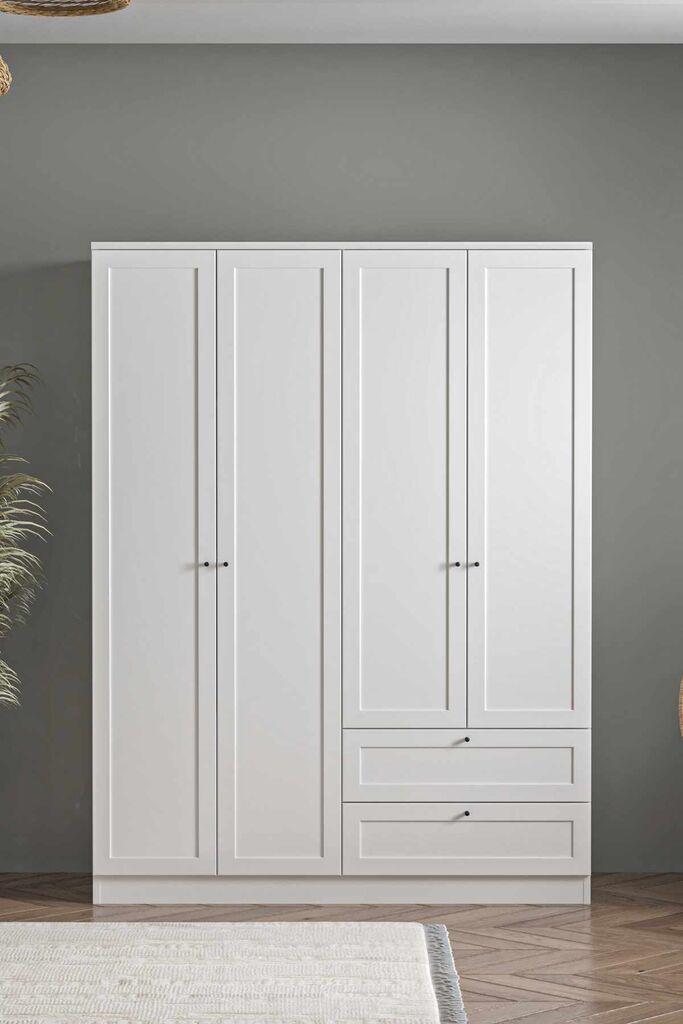 Гардеробер Hanah Home Terra 182, 137 x 182 x 52 см, бела