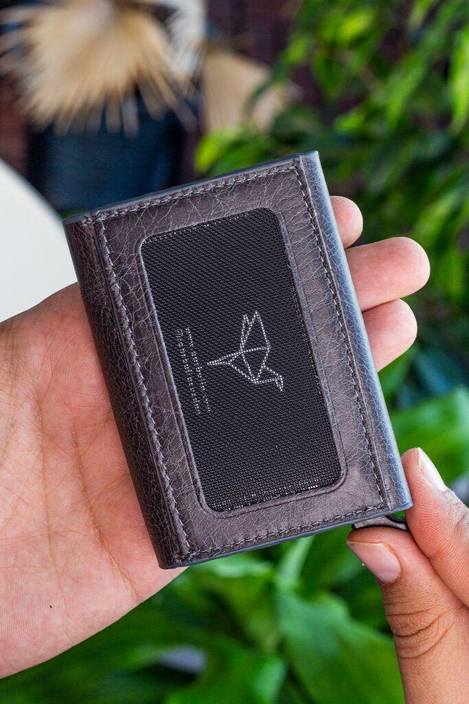 Паричник за картички Bagmore со чад, кафеав