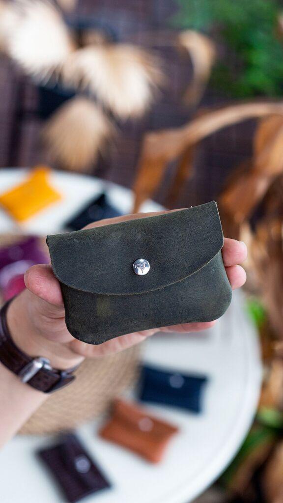 Паричник за картички Bagmore Murcia, зелен