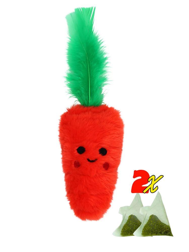 Играчка за мачки „Шепи и мустаќи“ Мијав 1007, портокалова