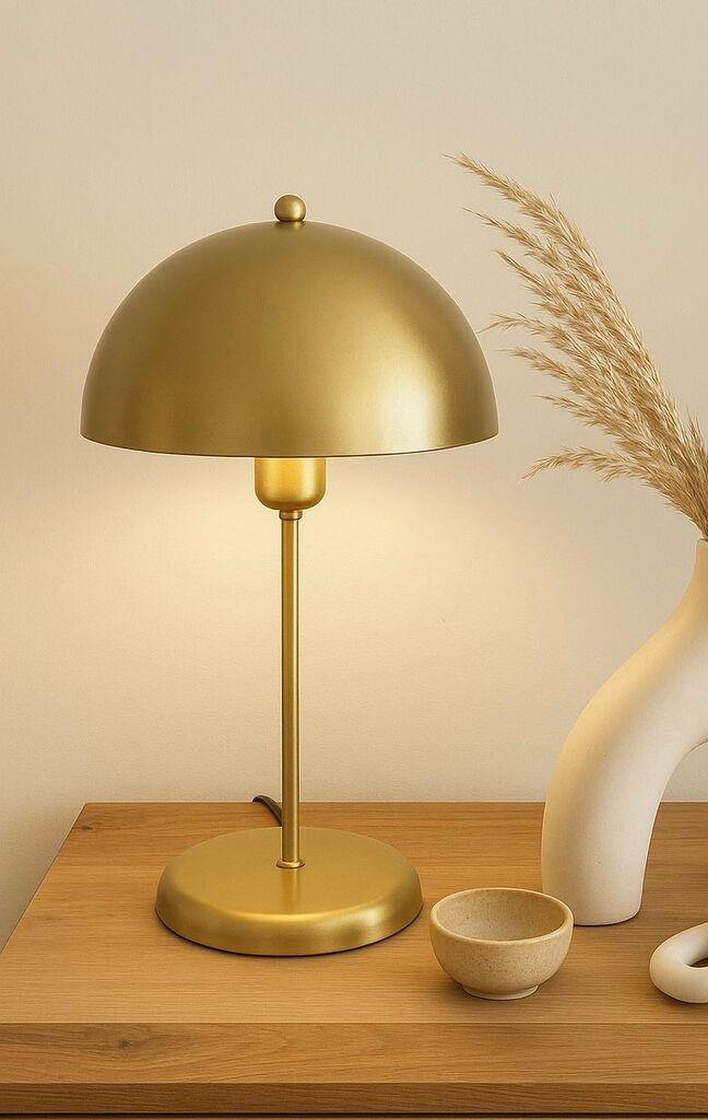 Столна ламба Opviq BRZ-340114, 40 W, 39 см, златна боја