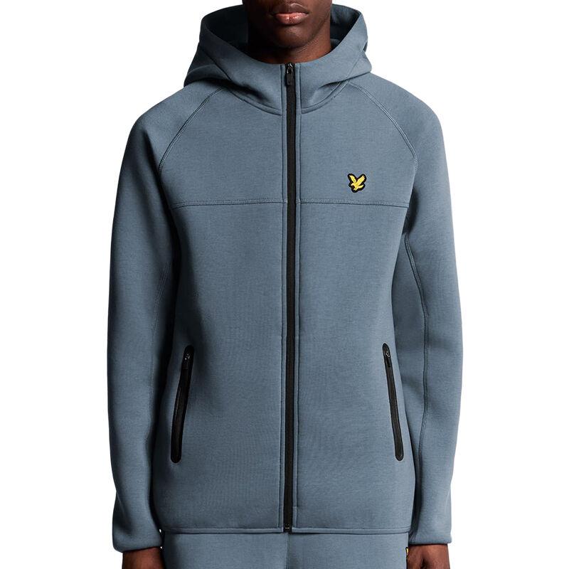LYLE AND SCOTT Машки Дуксер Sports Neoprene Zip Hoodie Steel Indigo Marl