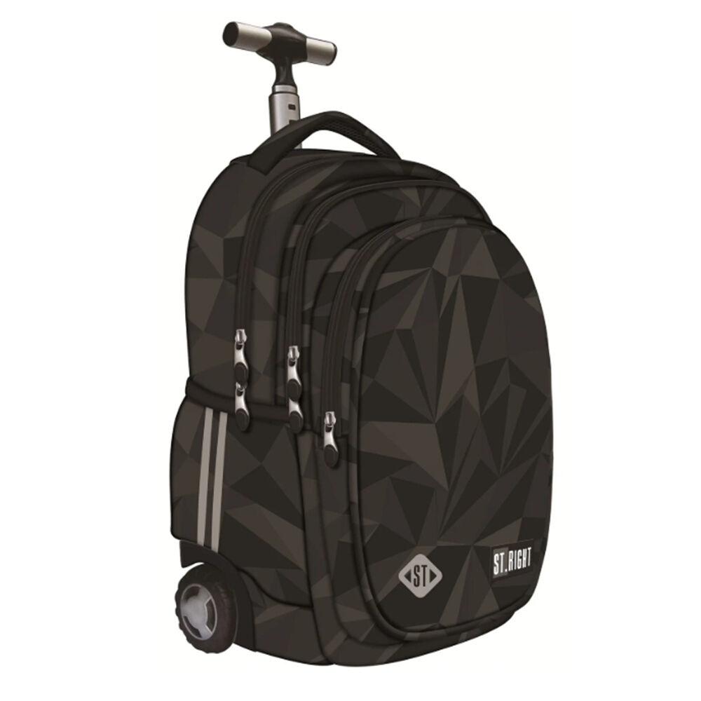 Mjw Ранец со тркалаGeometric Grey3 патенти St.Right590323568080932*44*25цм