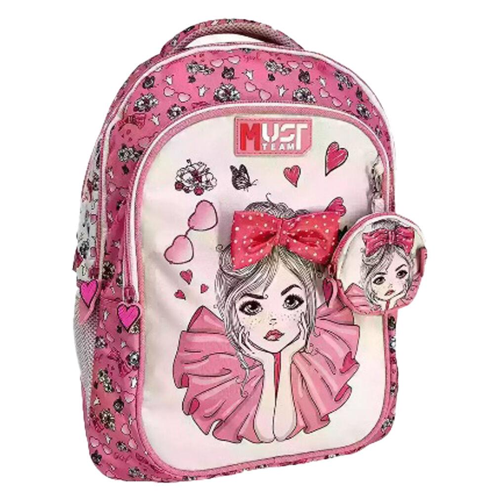 Diakakis  Ранец Pretty Girl 3 патенти Must 000586806 32*43*18цм