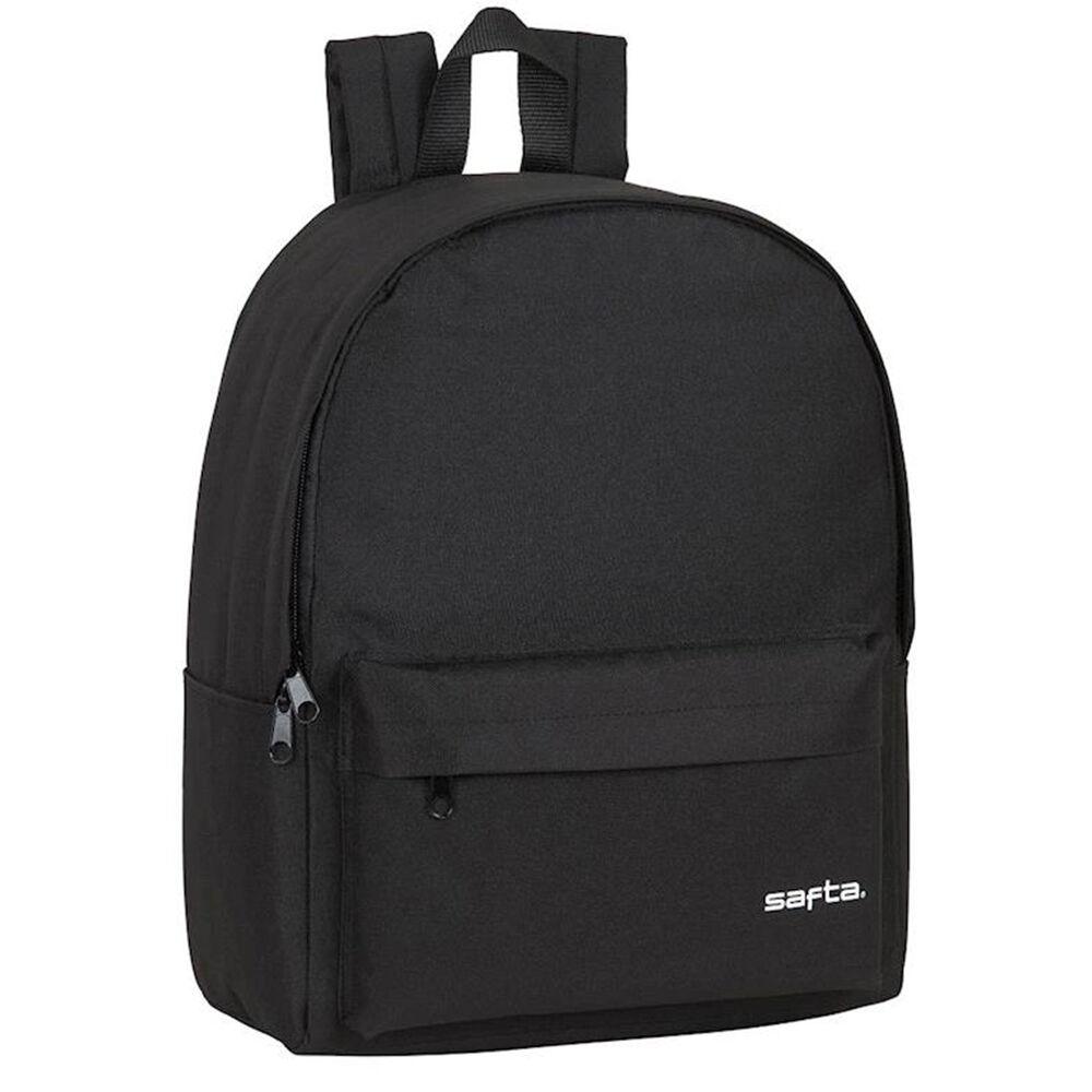 Safta Ранец 2 Патенти "Black" 632032902 31*41*16цм Црна