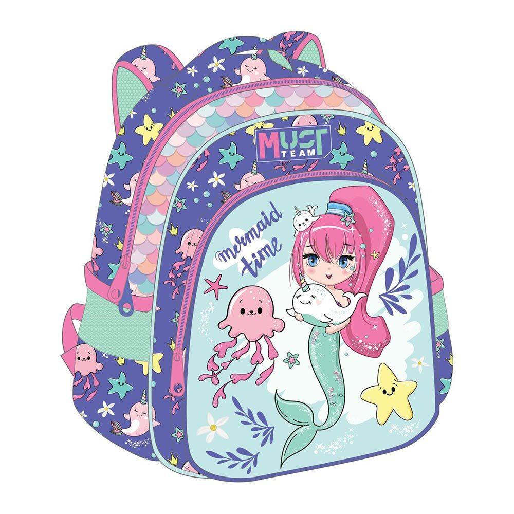 Diakakis  Ранец Предучилишен2 патентиMermaid TimeMust 000586293 27*31*10цм