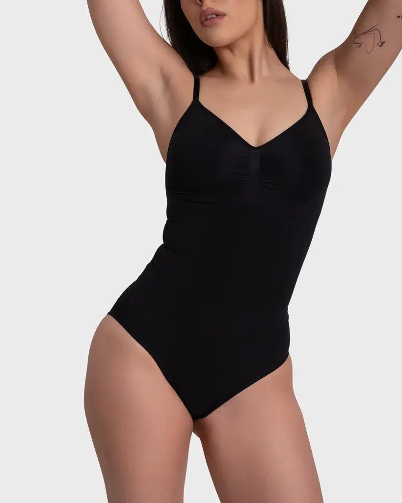 SHOP LILY Боди Ultimate Sculpt Bodysuit - Црно