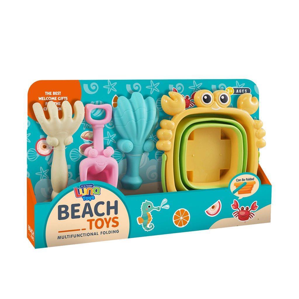 Diakakis  Играчки за на плажа Сет 1/4 Luna 000622995 48*6*44цм