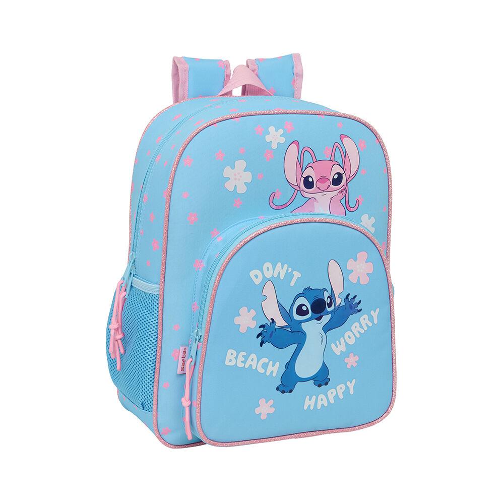Safta Ранец Stitch "Happy" 38 цм 612588640 Сина Пастелна