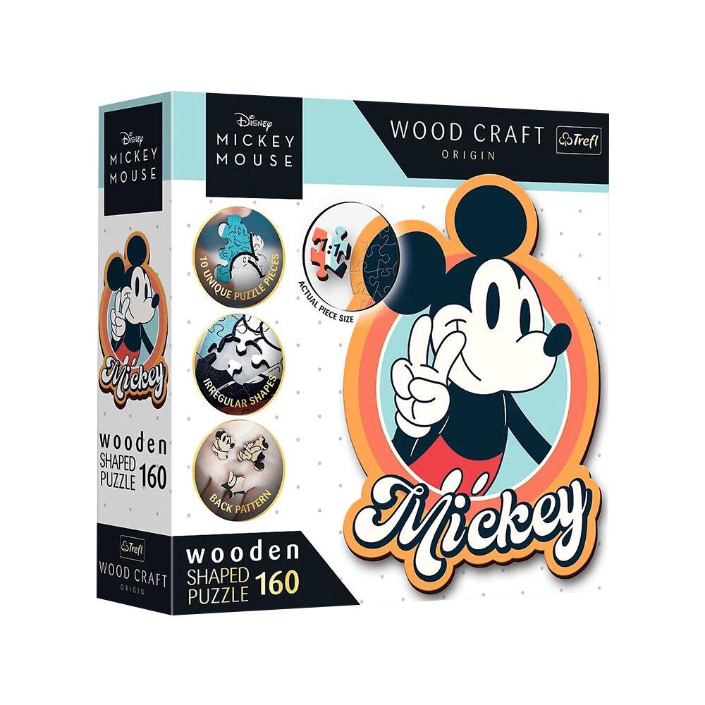 Trefl Сложувалка Дрвена Retro Mickey Mouse 160 парчиња Disney 20191