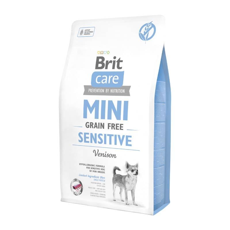 BRIT сува храна за кучиња Care Mini Sensitive, еленско месо, 2 кг