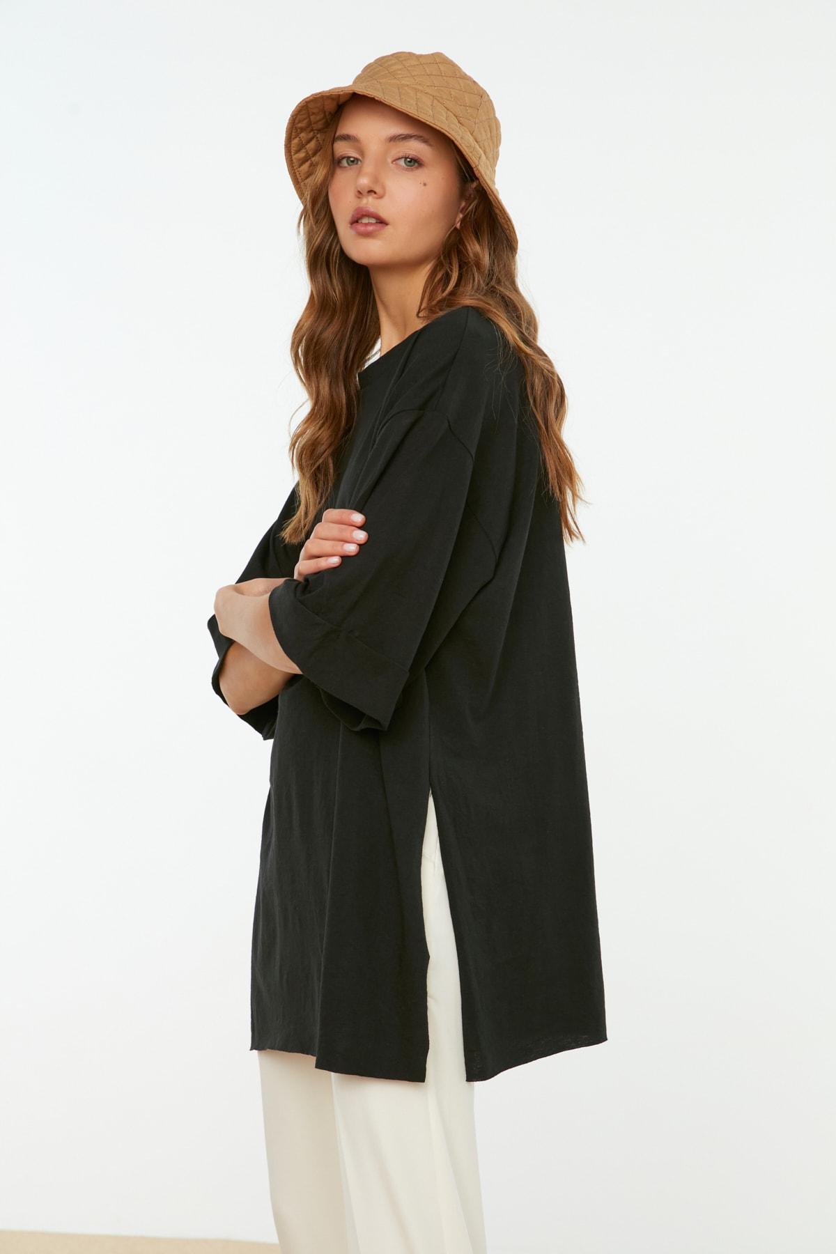 Trendyol Женска Маица Црна