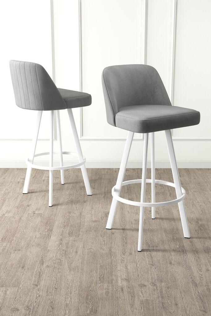 Hanah Home Комплет барски столчиња Atex, 44x105x42 см, 4 парчиња, сива