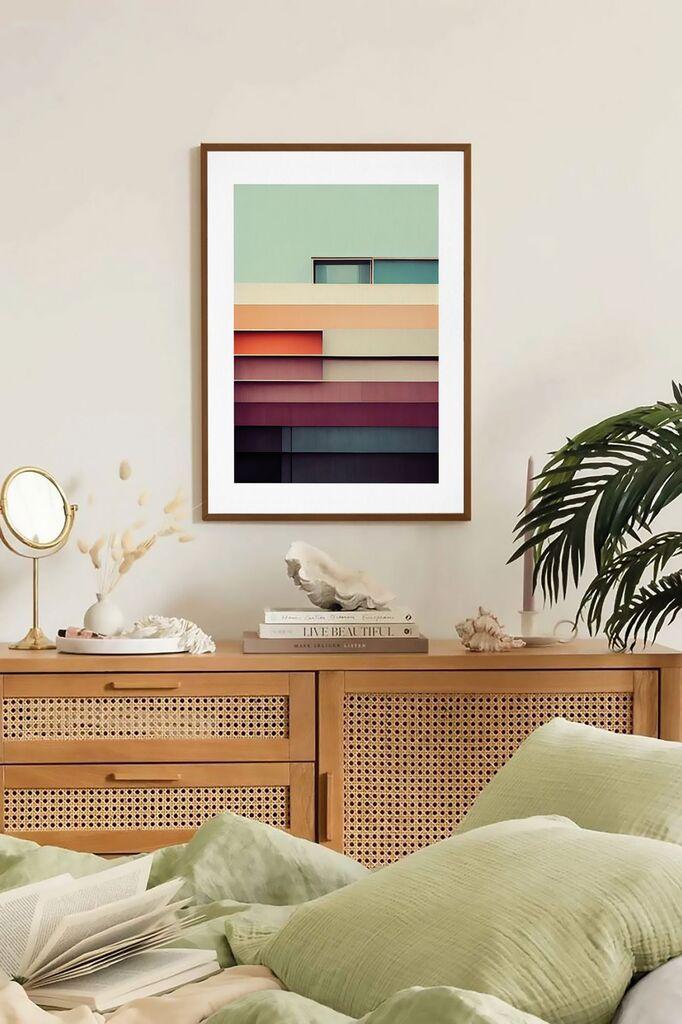 Врамена слика Wallity Lmnmdlkahve18, 33x48 см