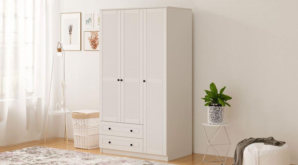 Гардеробер Hanah Home Rb-062-01, 105x210x52 см, бел