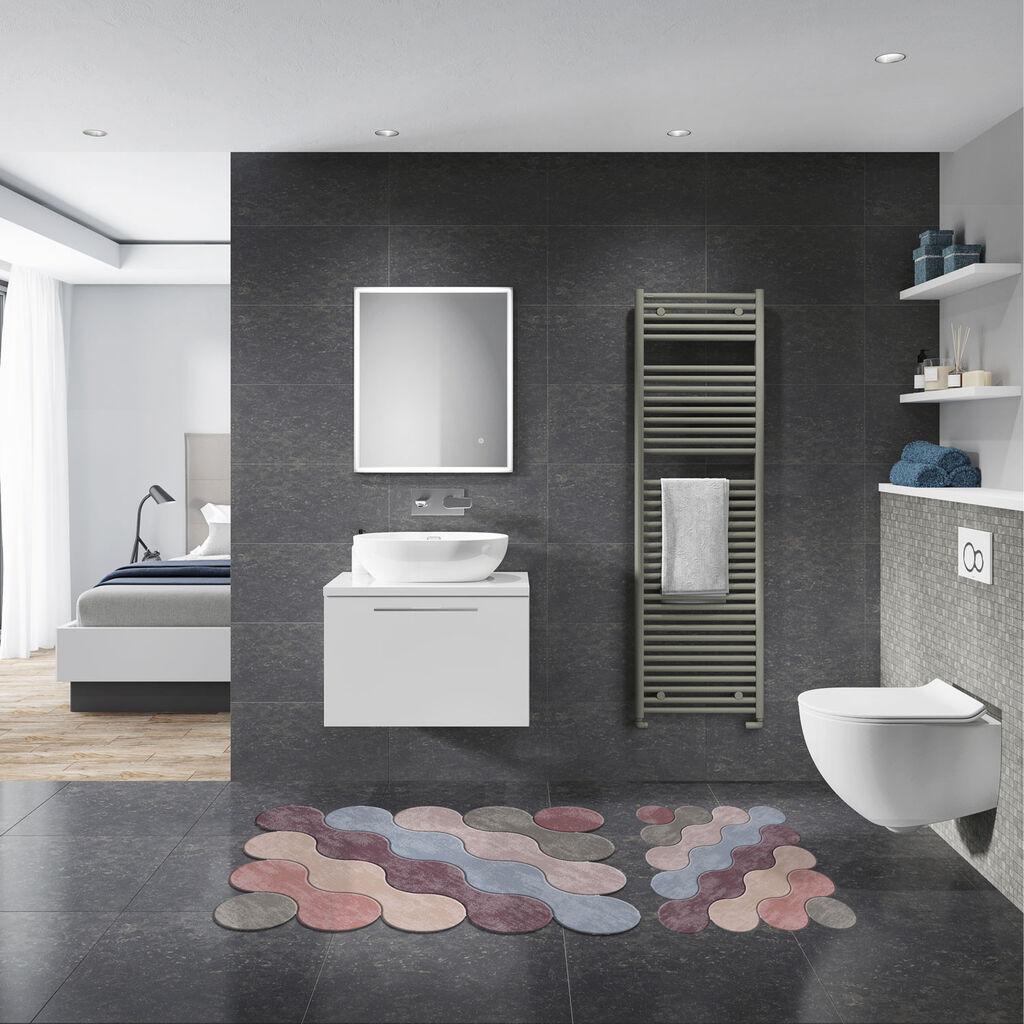 L'essentiel Maison 21011715RN Пастир за бања, 2 парчиња, Шарена