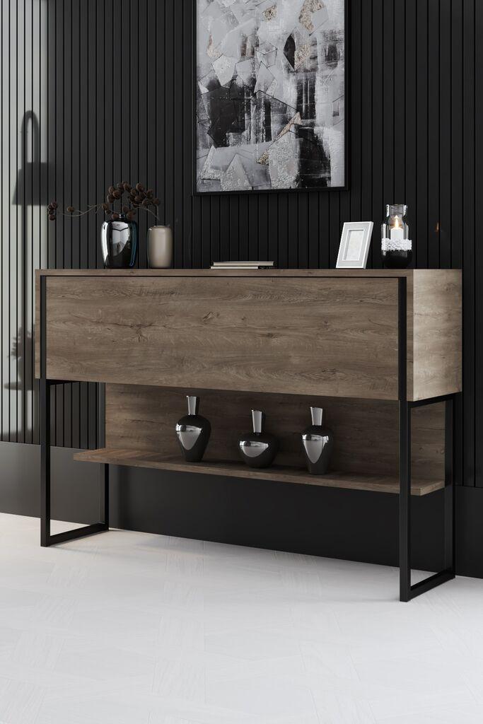 Hanah Home Komoda Luxe, 120x80x30 см, боја на орев