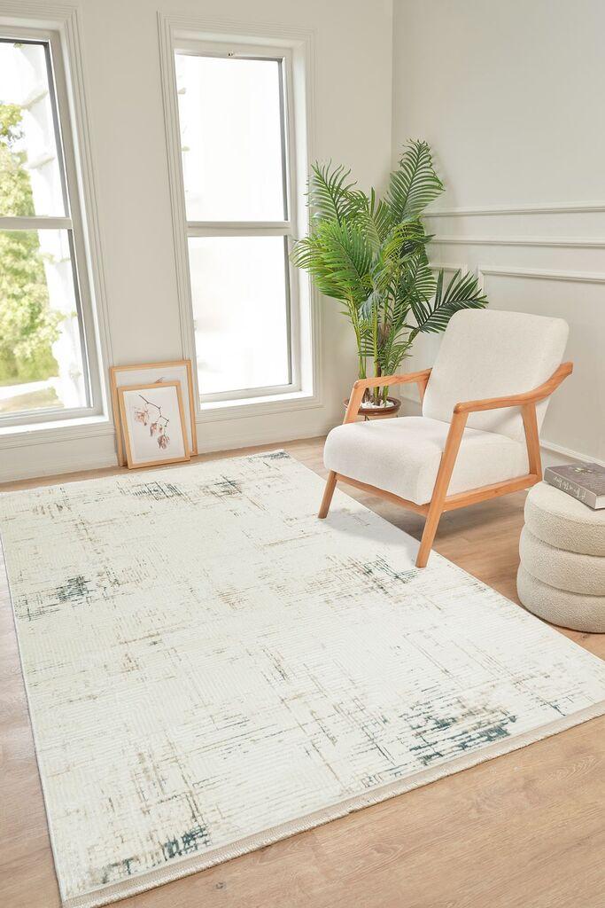 Conceptum Hypnose тепих Kadifem Kd012, 100x200 cm, бел