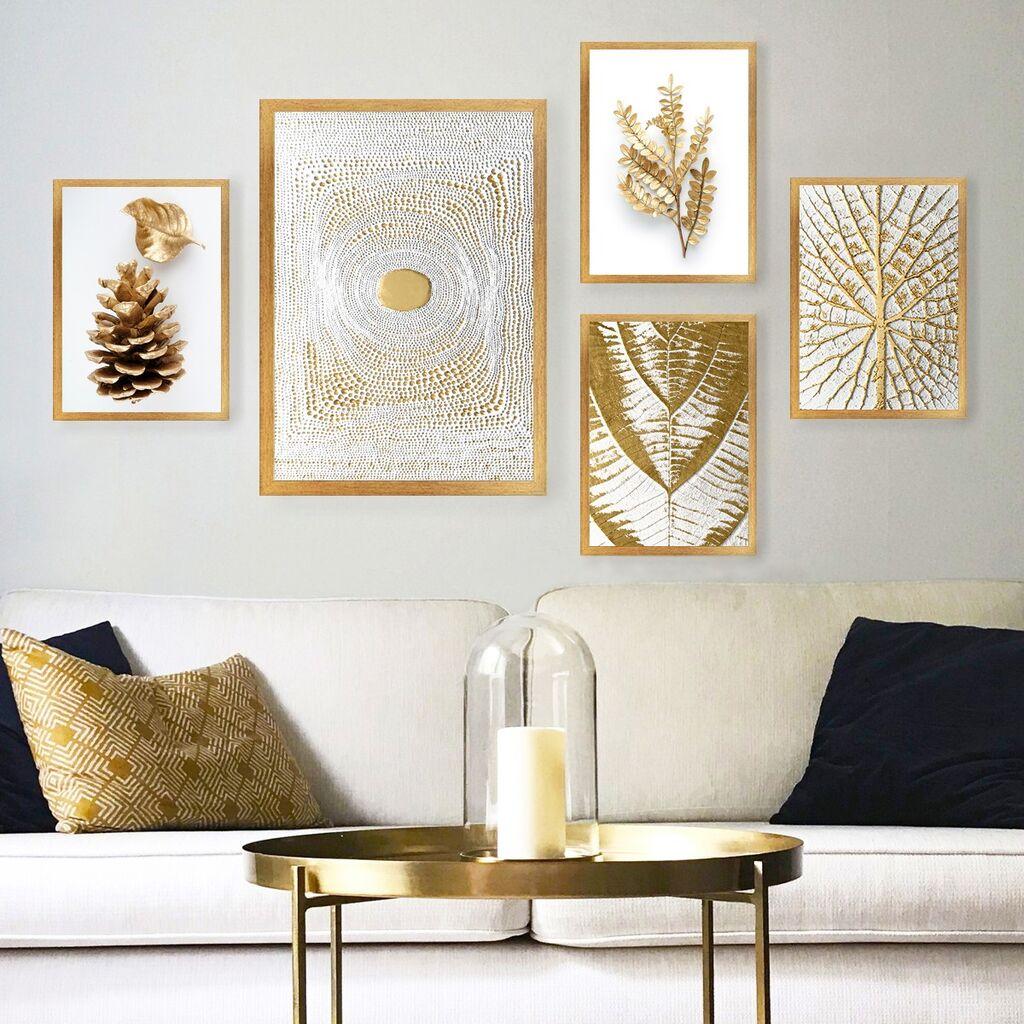 Wallity SET_130 Декоративна слика, 5 парчиња