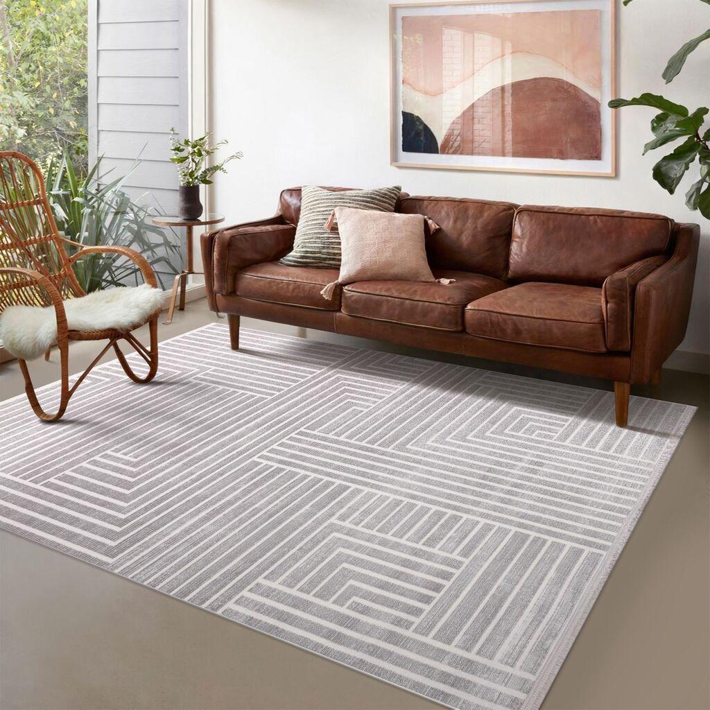Conceptum Hypnose Carpet Cunda Cn015, 120x400 cm, сива боја