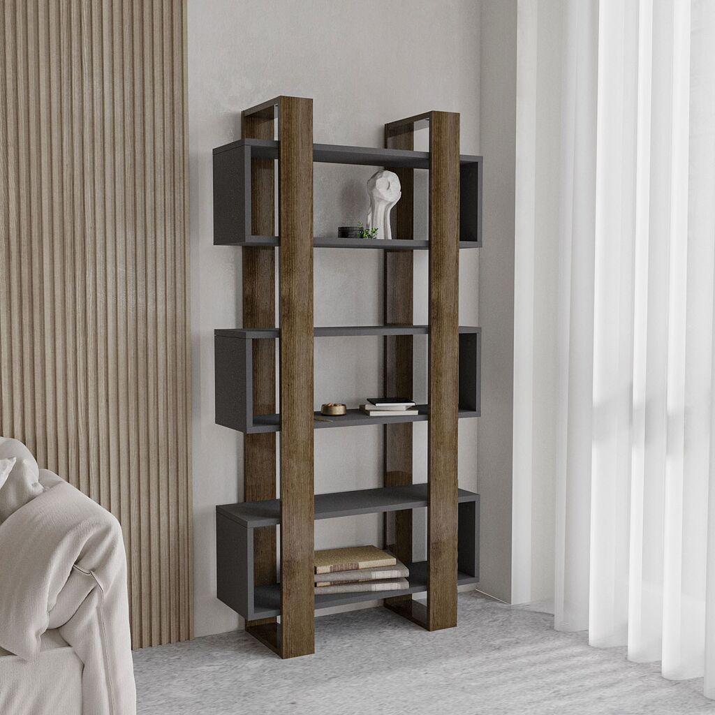 Полица за книги Hanah Home Milano, 80x160x28.6 см, орев