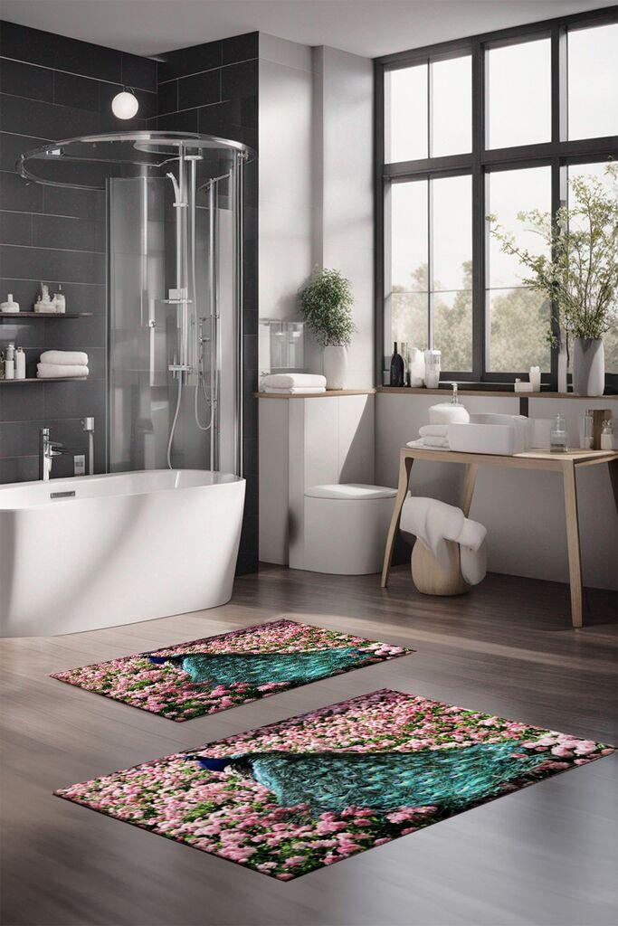 Комплет подлошки за бања L'essentiel Maison CT-5115, 2 парчиња, шарени