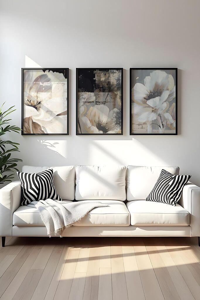 Слика во рамка Wallity Huhu480S, 50x70 см, 3 дела