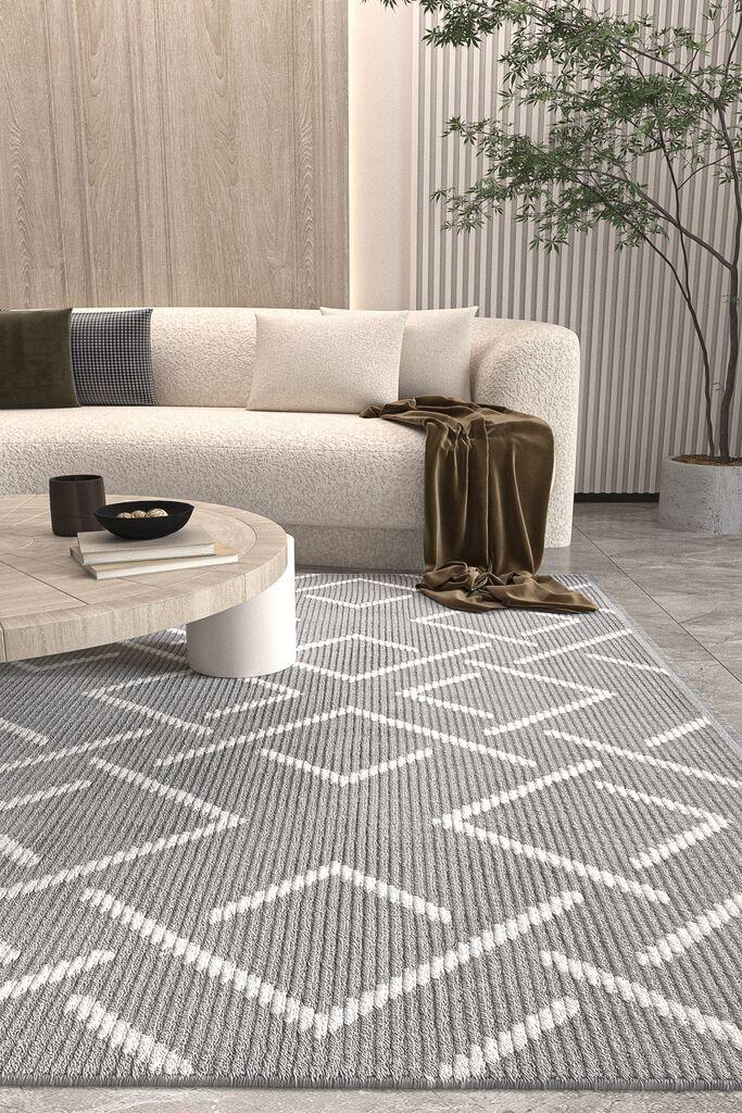 Conceptum Hypnose Carpet Vetrina 3605, 120x500 cm, сива боја