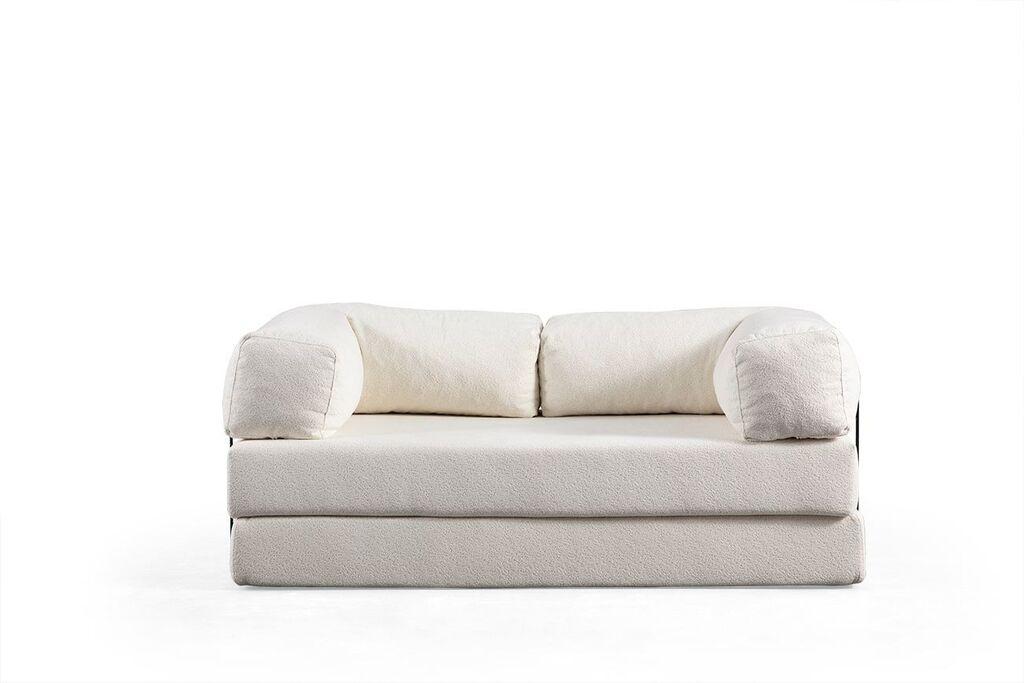 Atelier del Sofa Двосед Via Con, 200x100x80 см, бела