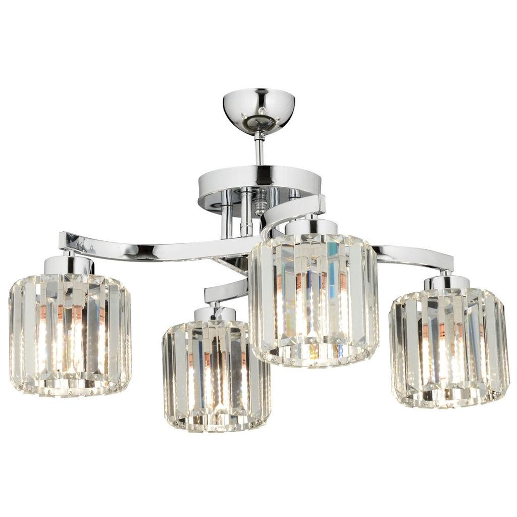 Opviq Luster AV-65229-4K, 40 cm, Сребрена боја
