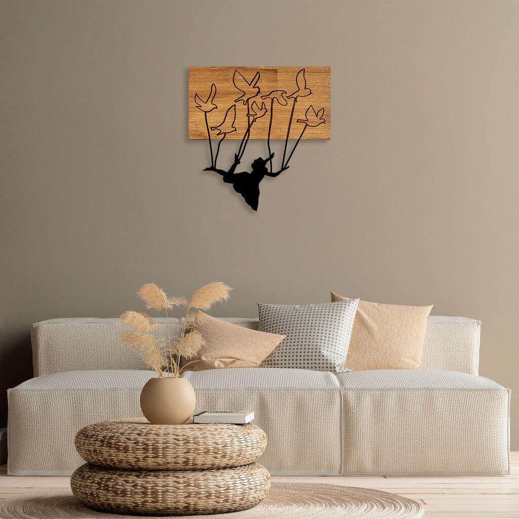 Wallity декорација за ѕид MA-310, 58 x 60 см, кафеава