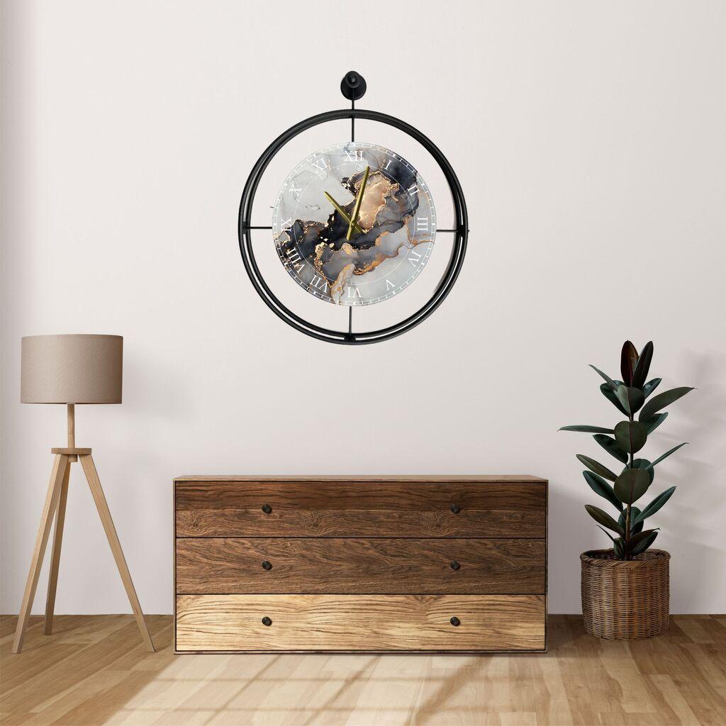 Wallity dzиден часовник Mcclock-00122, 58x65x7 см, црн