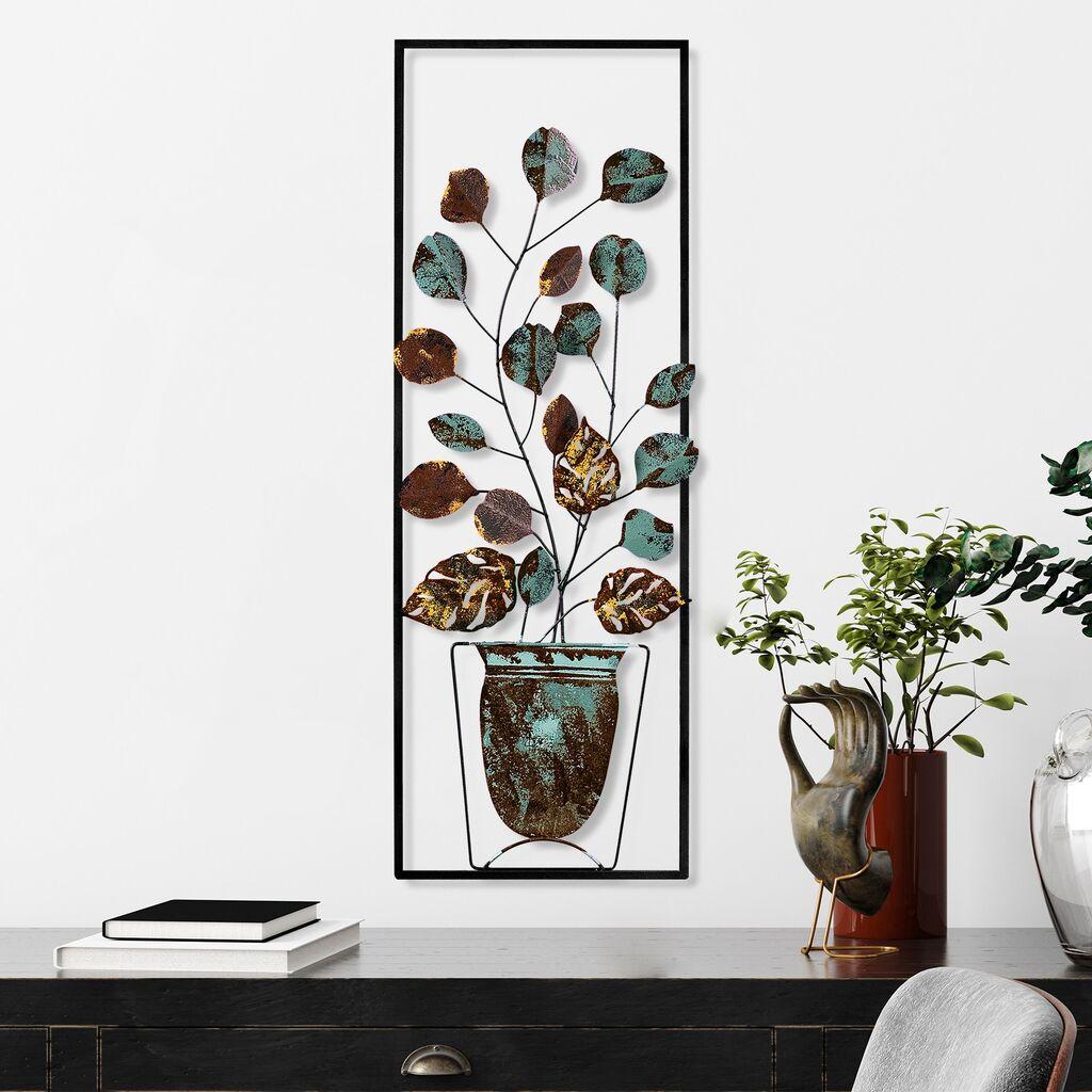 Wallity декорација за ѕид Alder-077-3, 32x90x4 см, шарена