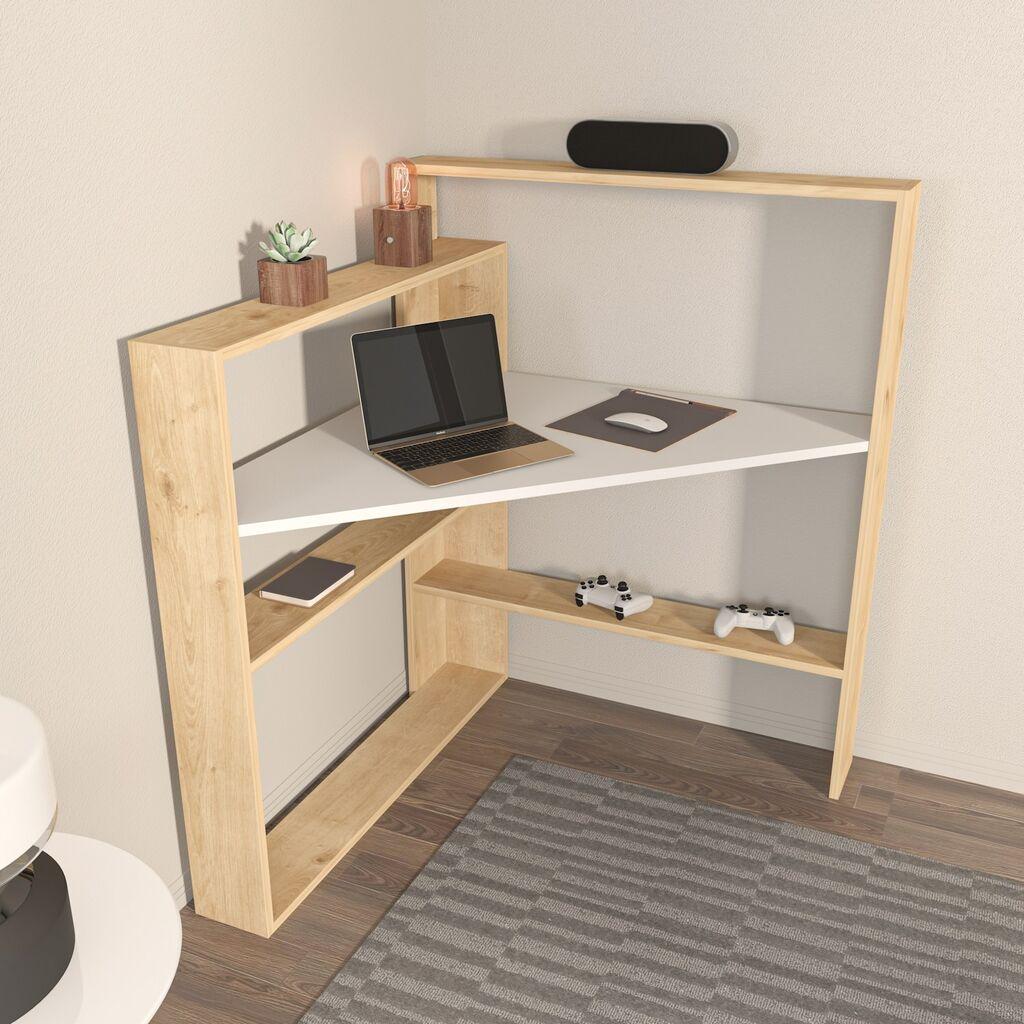 Биро Hanah Home Kelly, 93,6x114x см, дабова боја