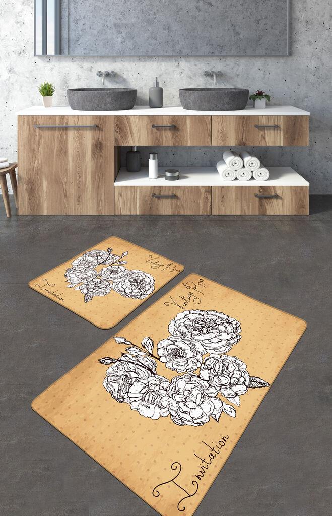 L'essentiel Maison Сет од 2 килими за бања Шарени