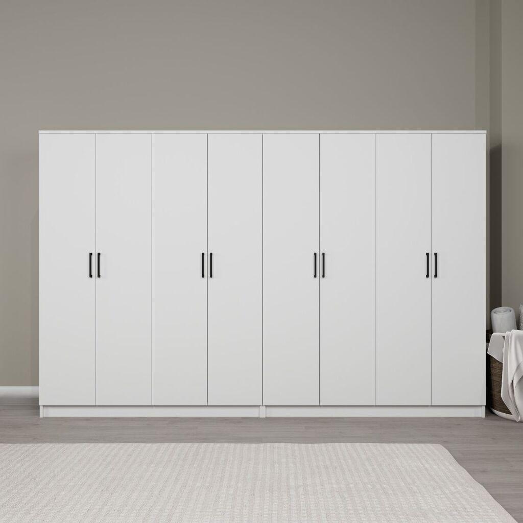 Гардеробер Hanah Home Kardelen 1600-128, 280x180x51.8 см, бела