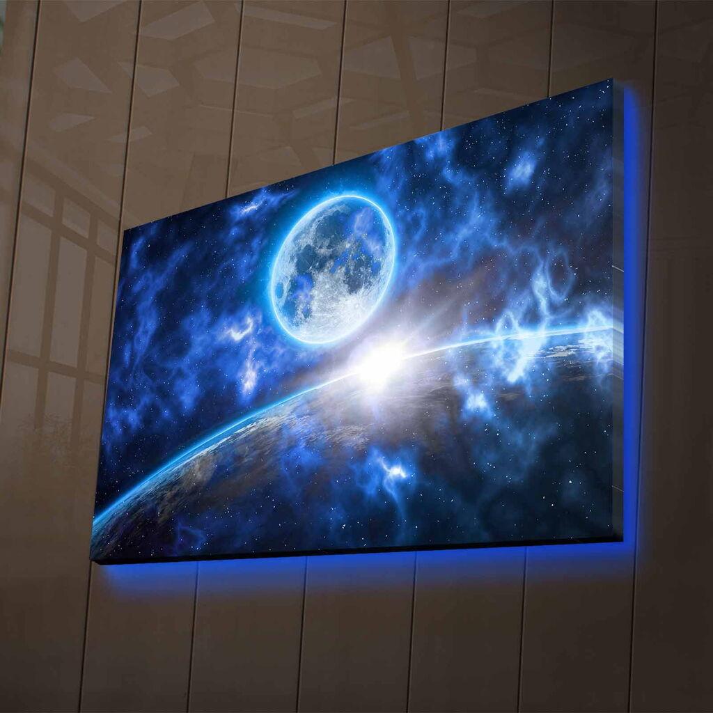 Слика „Волити" на платно со LED осветлување 45x70 см