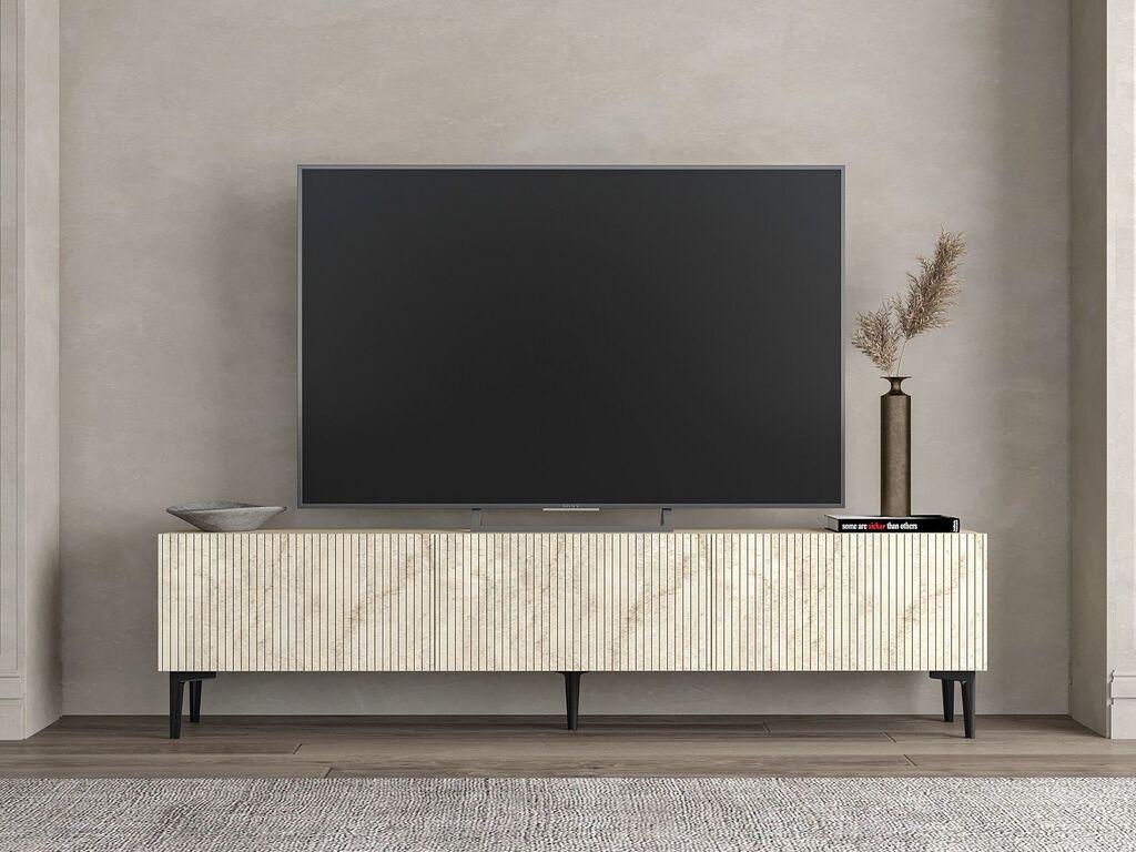 Комода за ТВ Hanah Home Оскар, 180x45x31,4 см, беж
